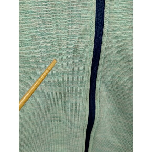 Womens M Mint Green Full Zip-Up Reflective Athletic Jacket With Pockets - Picture 11 of 11